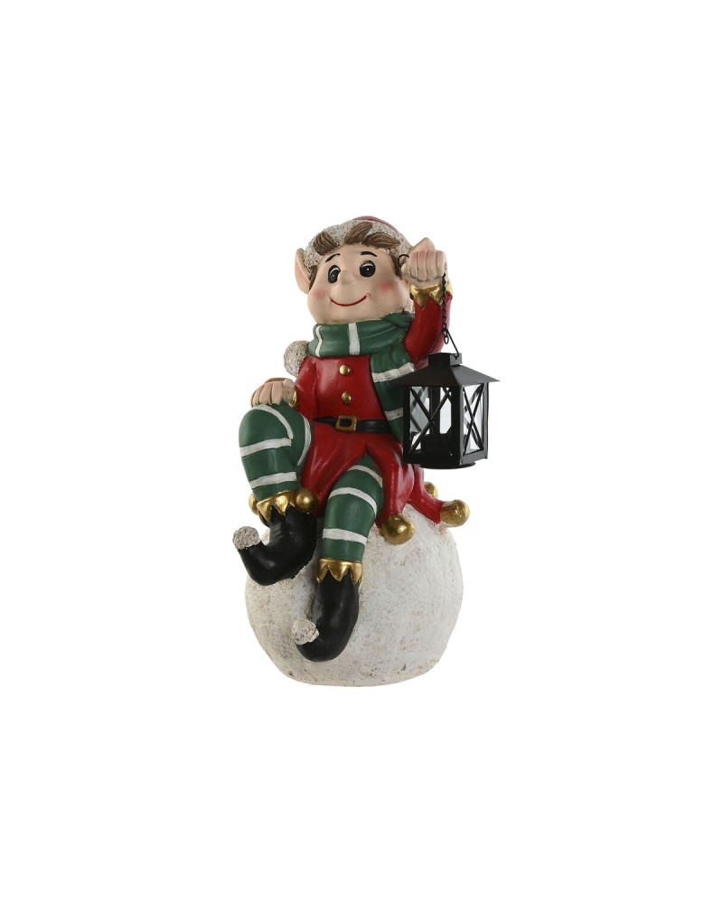 Christmas Elf ESPRIT - Classic Decoration in Red, Black, White and Green - 26x26x42 cm
